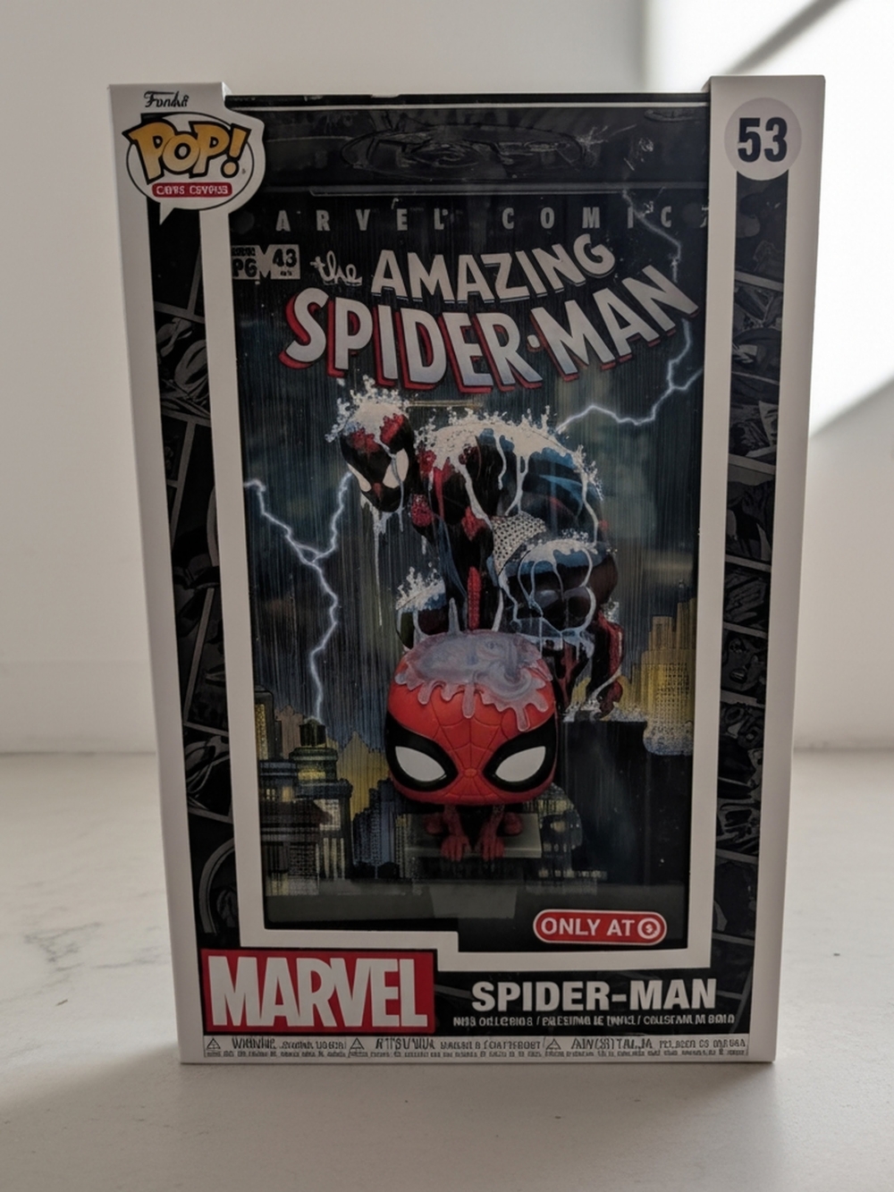 Marvel Spider-Man Wall Art Print - Red, Black & White